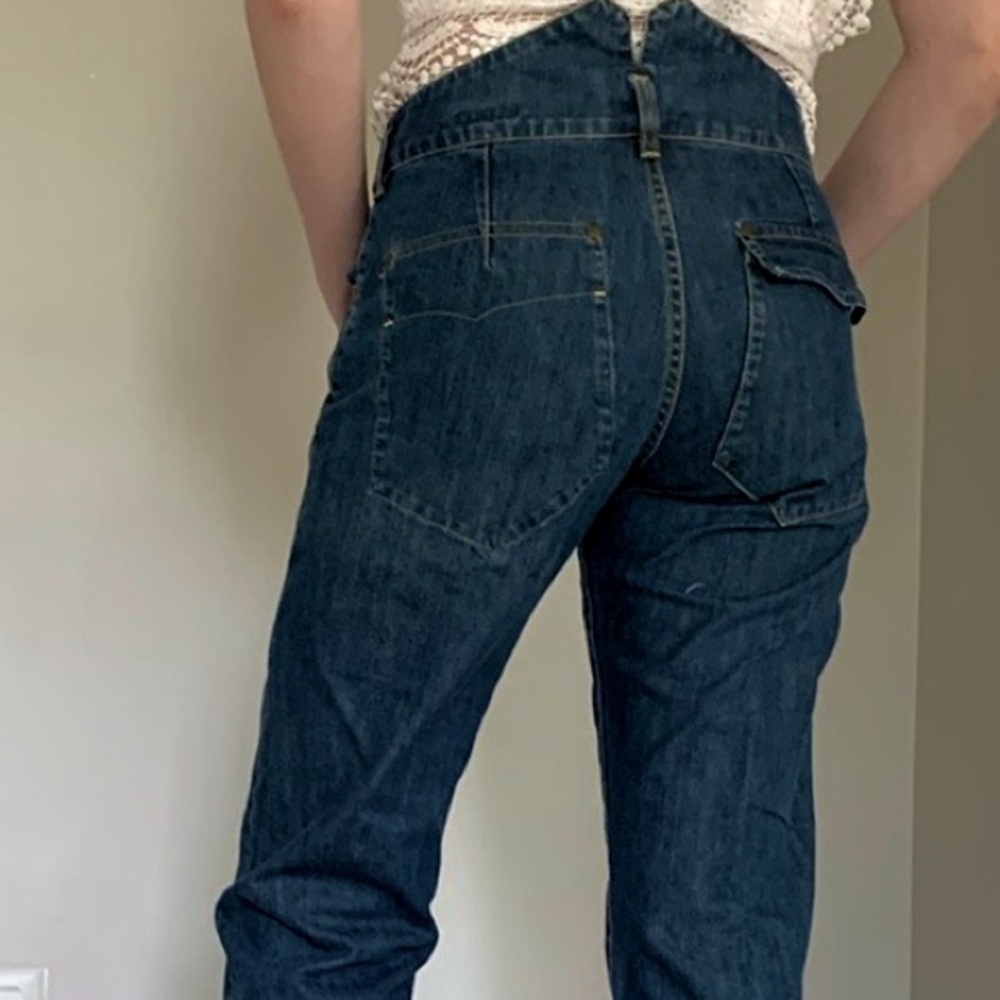 Miu Miu vintage 90’s mid-rise, high-back jeans, no stretch. New without tags.